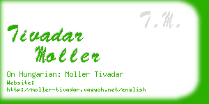 tivadar moller business card